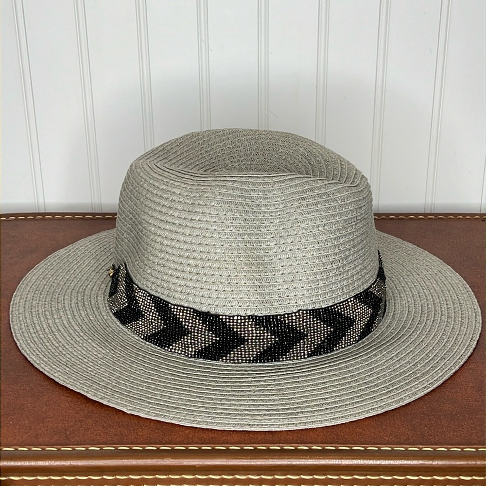 Olive & Pique Grey Paper Sun Hat
